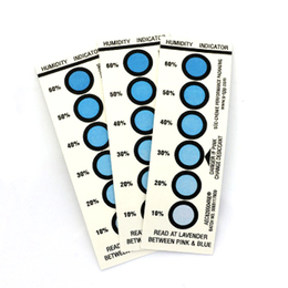 6 Spot Humidity Indicator Cards - Reversible