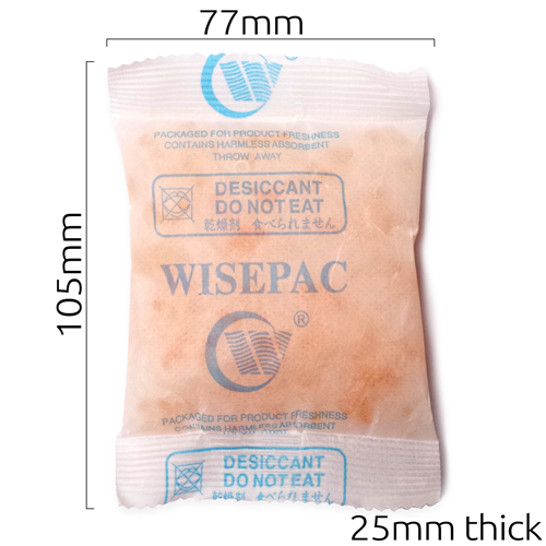 50gm Indicating Silica Gel Packets [4 Pack]